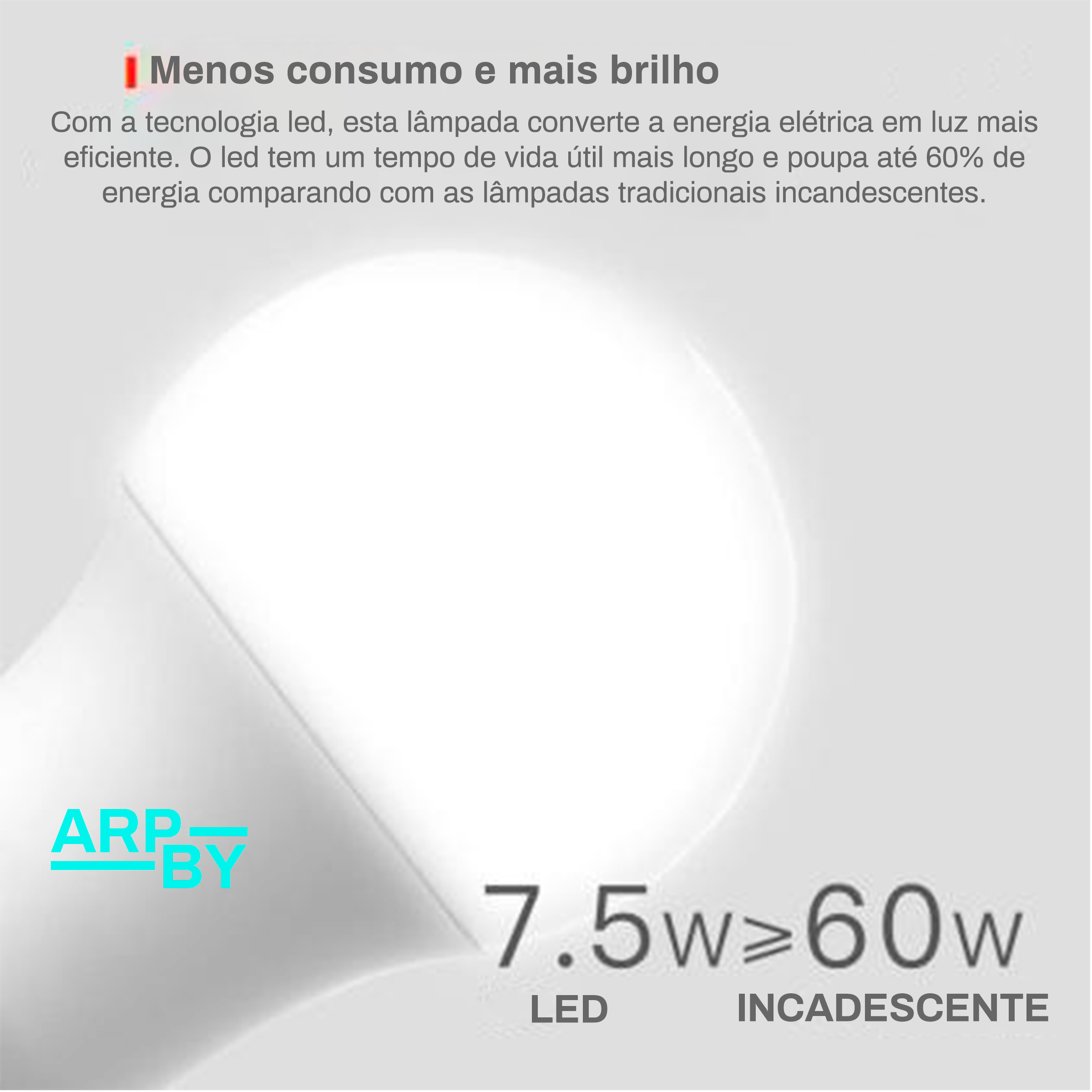 Lâmpada Inteligente Wifi A60 E27 RGBW 9W Lâmpada Inteligente Wifi A60 E27 RGBW 9W